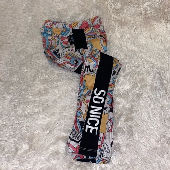GIRL 2 piece set crop top and leggings Size 7Y - Picture 4 of 10